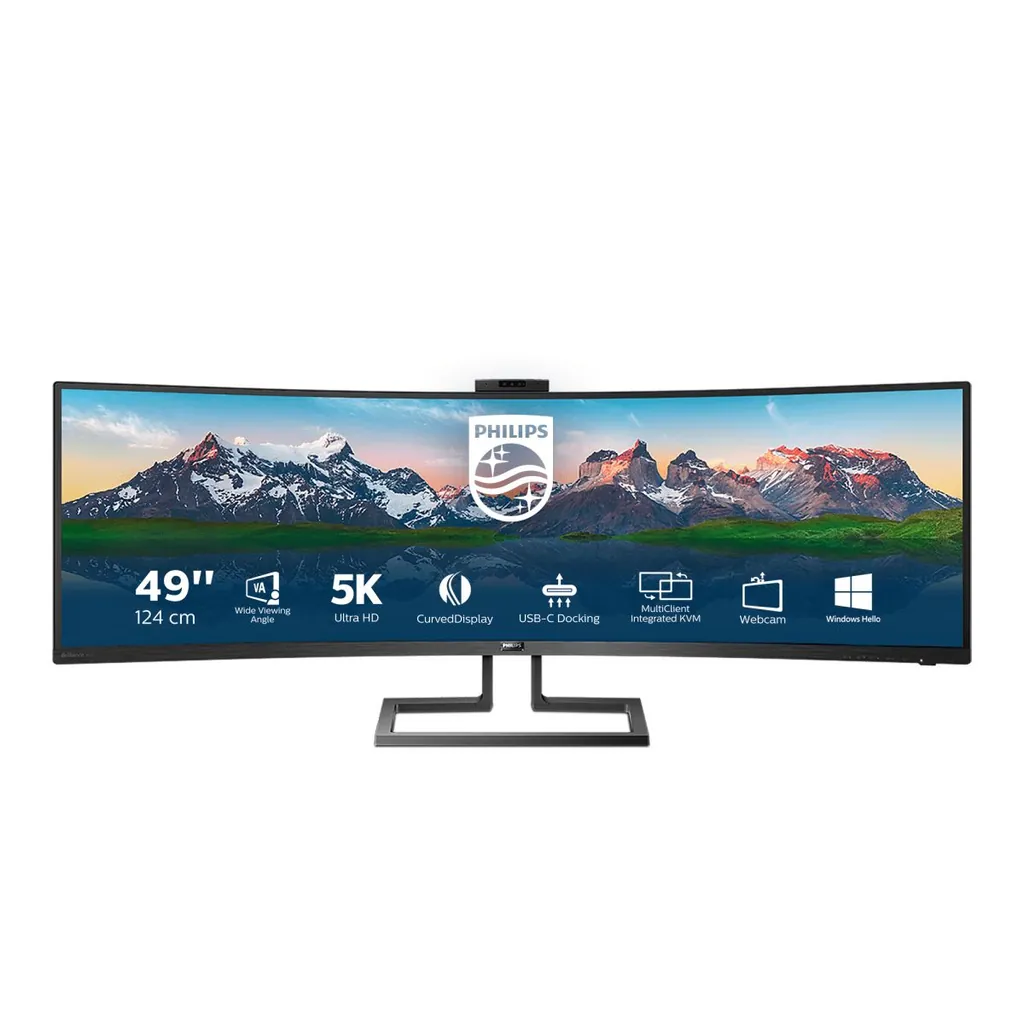49 MONITOR CURVO FORMATO 32 9, RISOLUZIONE 5120