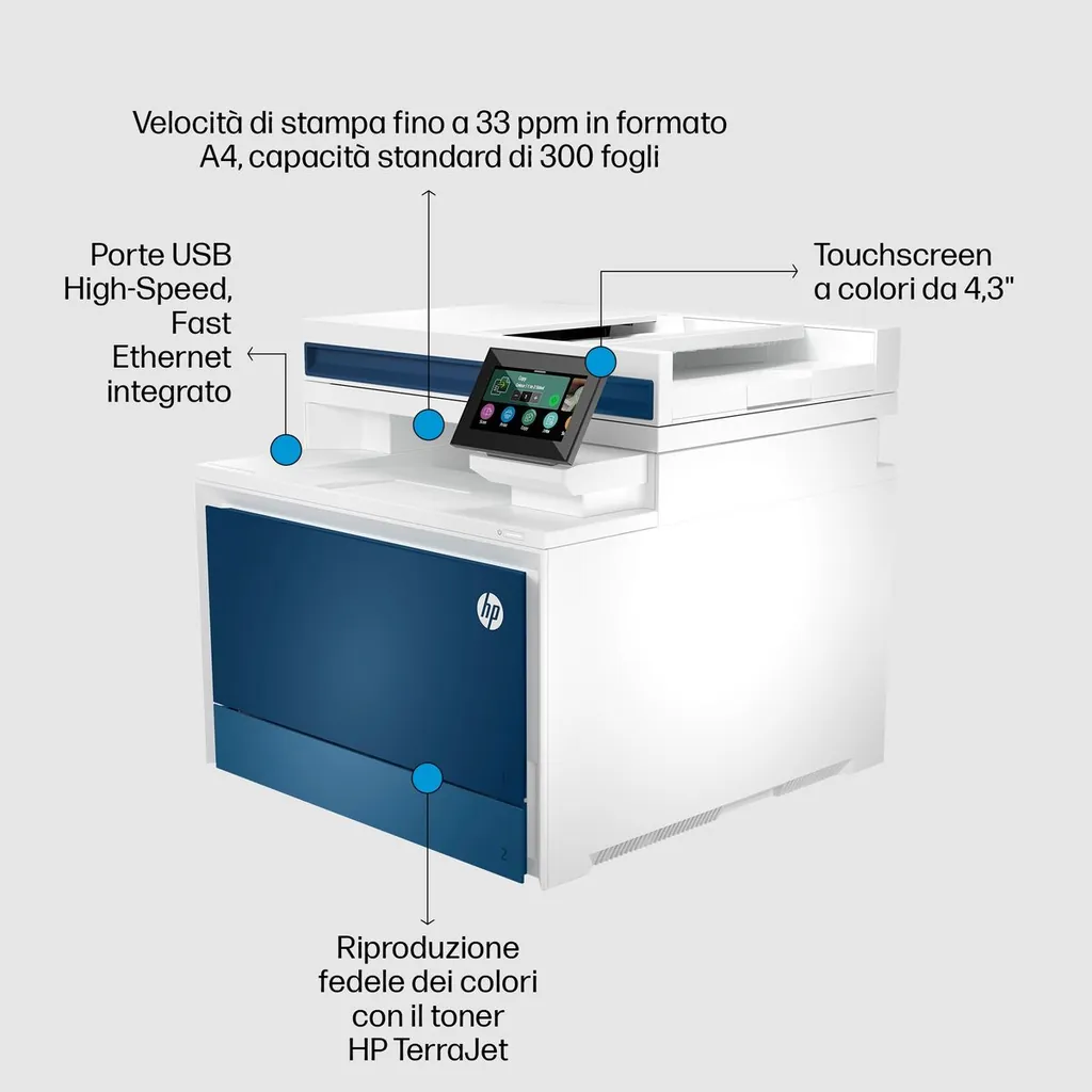 HP COL LJ PRO MFP FAX 4302FDN 33PM ETH ADF SCAN FR - immagine 12