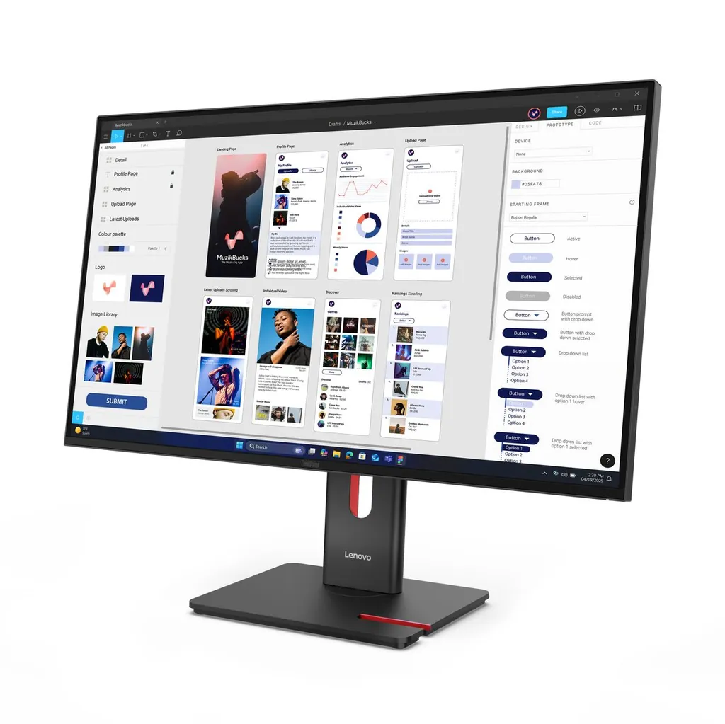 TS THINKVISION T32UD-40 31.5 IPS HDMI,DP,USB-C,ETH - immagine 11