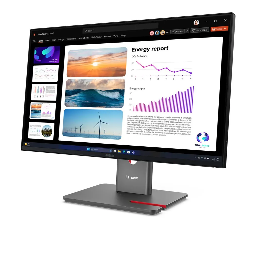 TS THINKVISION P24Q-40 23.8QHD IPS/QHD/HDMI,DP,US - immagine 2