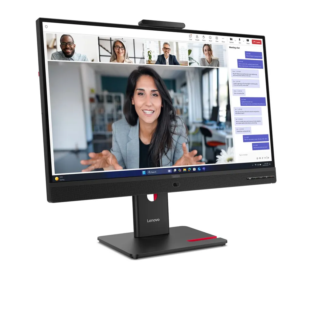 TS THINKVISION T24-4V 23.8FHD IPS/VGA,HDMI,DP,VOIP - immagine 2