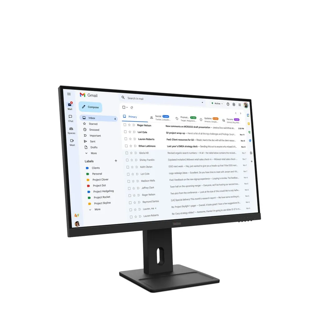 TS THINKVISION E27-40 27 FHD IPS/FHD/VGA,HDMI,DP/ - immagine 2