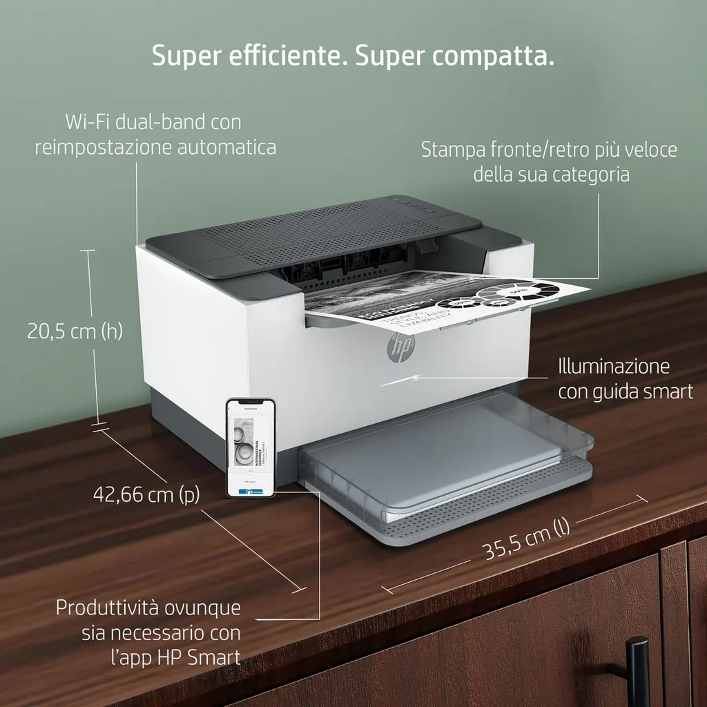 HP LASERJET M209DW 29PPM ETH WIFI F/R 1YR - immagine 49