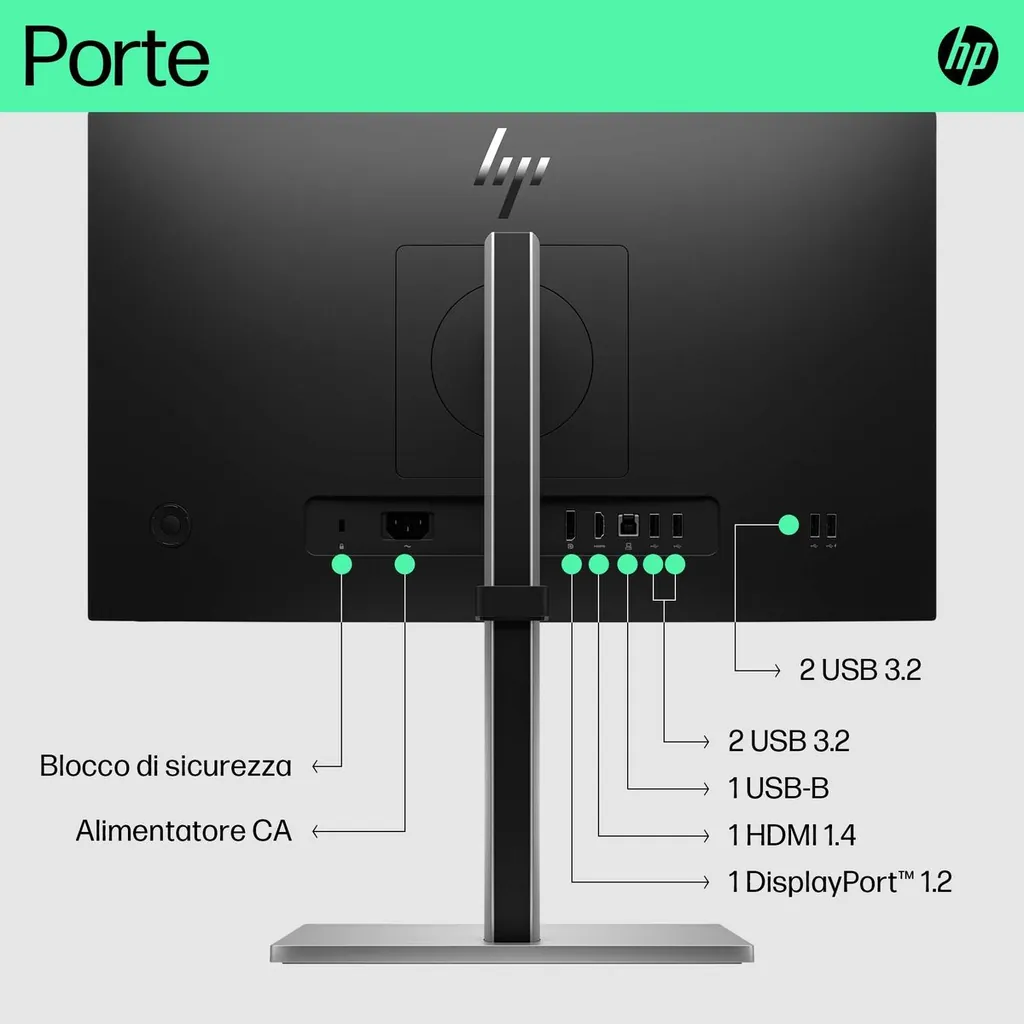 HP E22 G5 FHD 21.5 1920X1080 3YWOFF - immagine 12