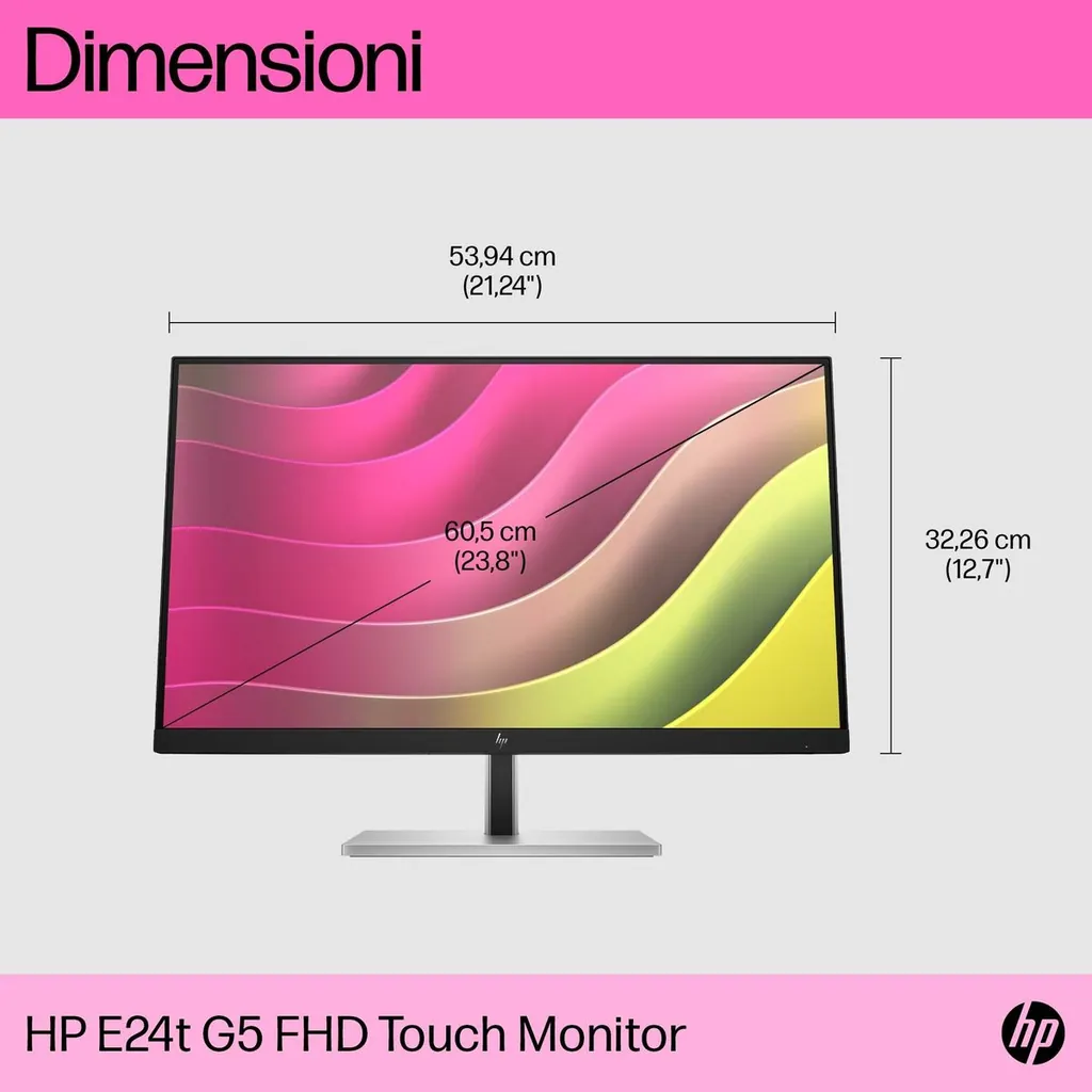 HP E24T G5 TOUCH FHD 23.8 1920X1080 3YW OFFSITE - immagine 16