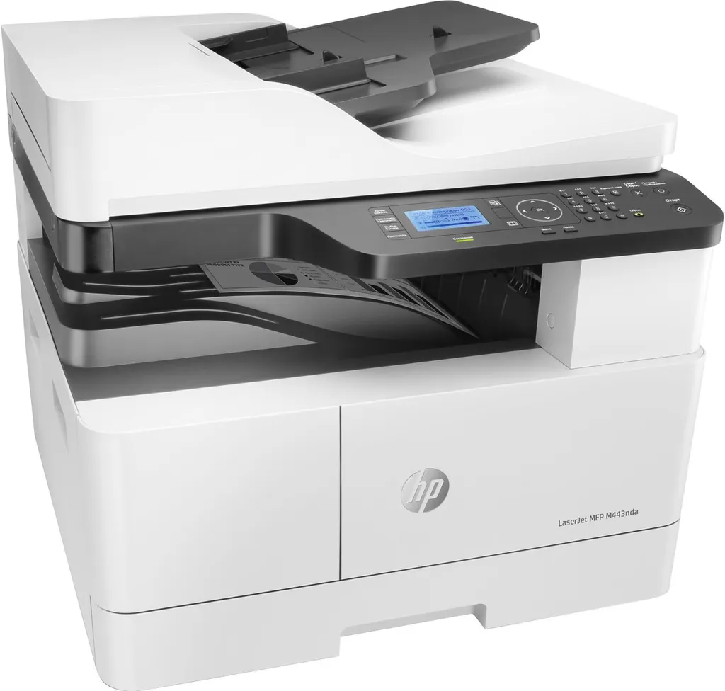 HP LJ MFP M443NDA A3 ADF 24PPM ETH USB F/R 1YW - immagine 3