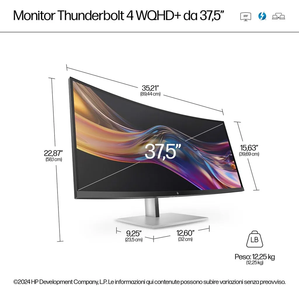 HP S7 PRO 738PU WQHD+ 38 3840X1600 3YWOFF - immagine 11
