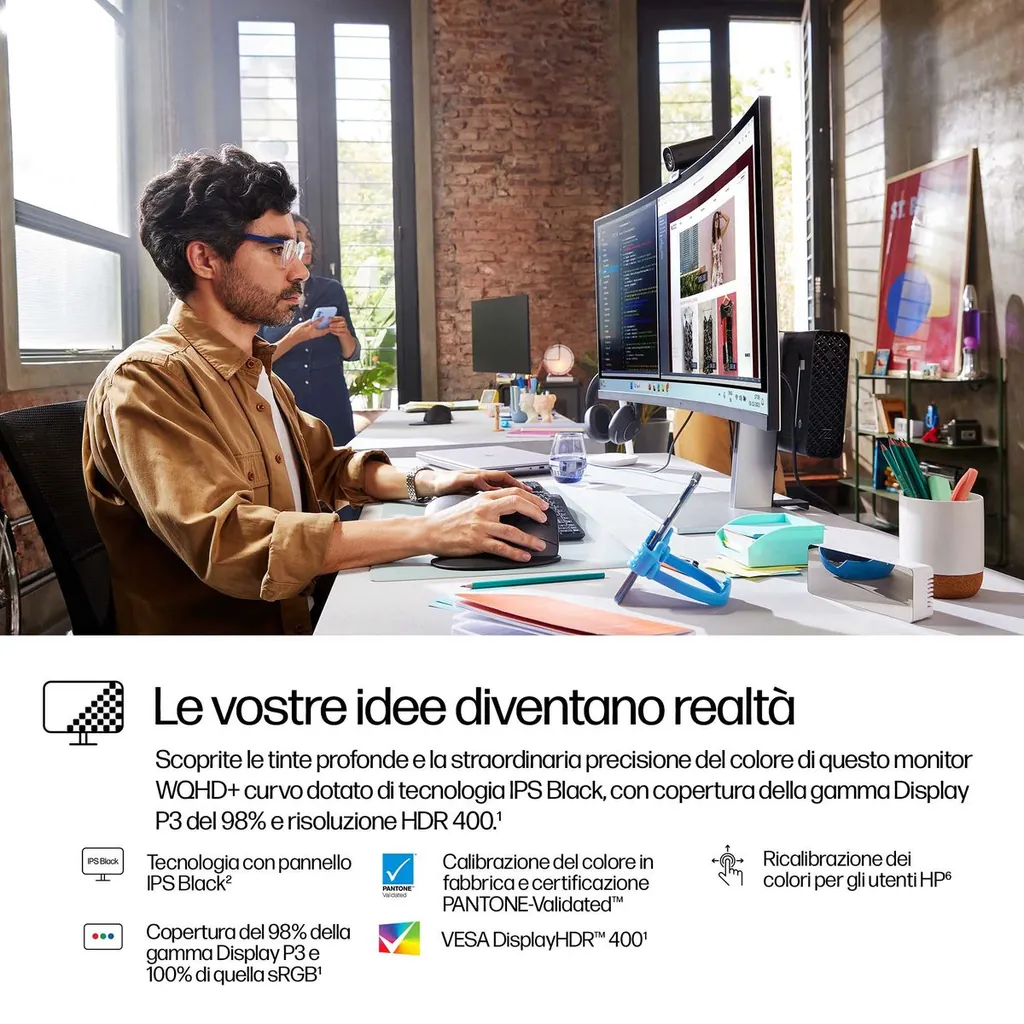 HP S7 PRO 738PU WQHD+ 38 3840X1600 3YWOFF - immagine 13