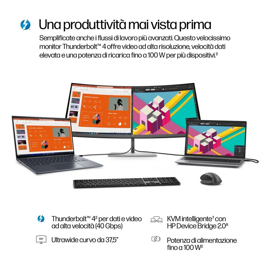 HP S7 PRO 738PU WQHD+ 38 3840X1600 3YWOFF - immagine 8