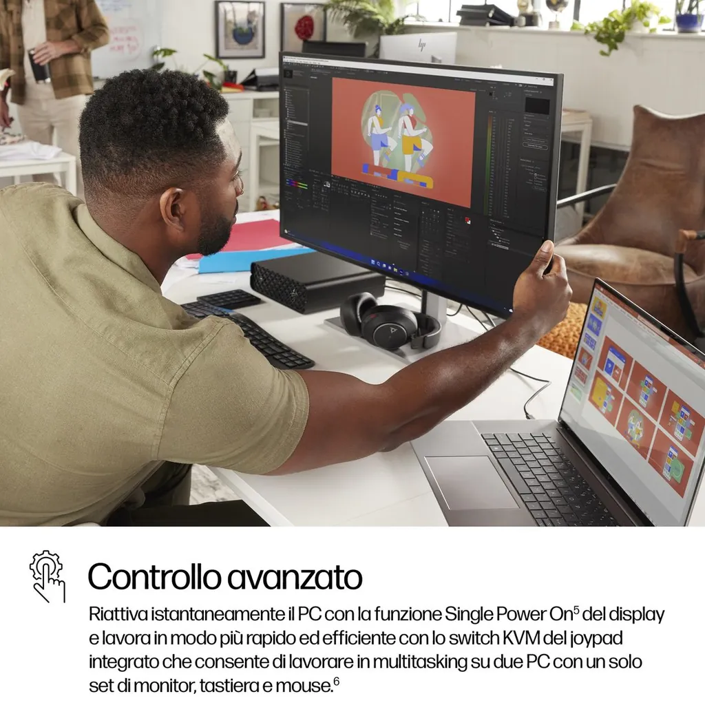 HP S7 PRO 732PK 31.5 4K UHD 3840X2160 3YWOFF - immagine 14