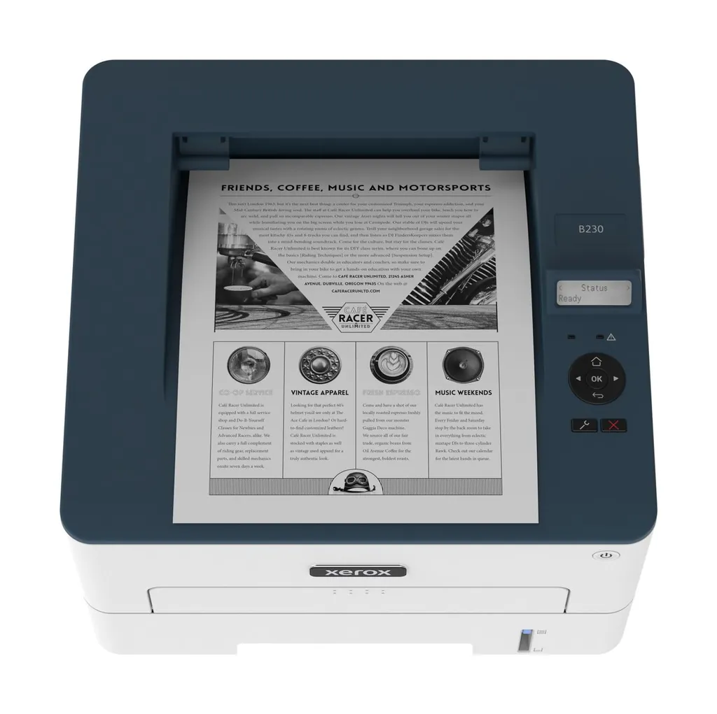 XEROX B230 A4 34 PPM STAMPANTE FRONTE/RETRO Wi-Fi - immagine 4