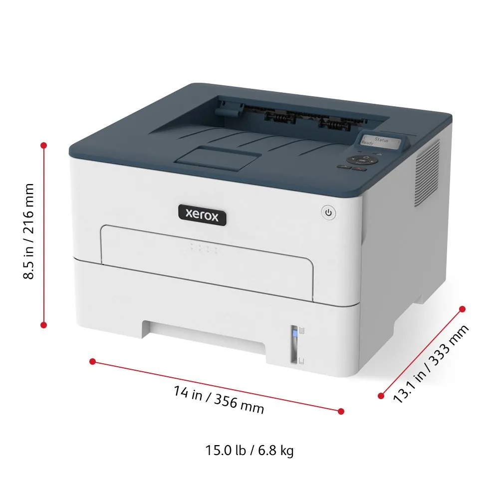 XEROX B230 A4 34 PPM STAMPANTE FRONTE/RETRO Wi-Fi - immagine 8
