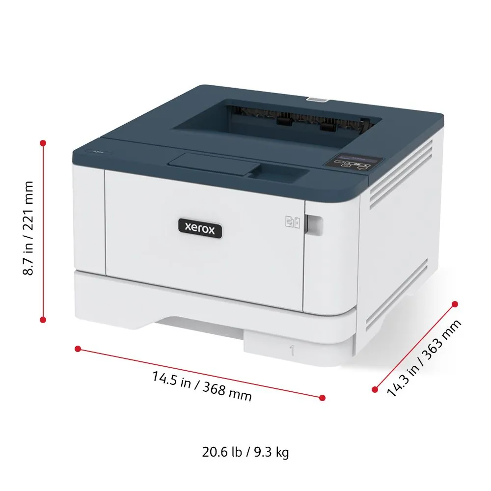 XEROX B310 A4 40 PPM STAMPANTE FRONTE/RETRO Wi-Fi - immagine 12