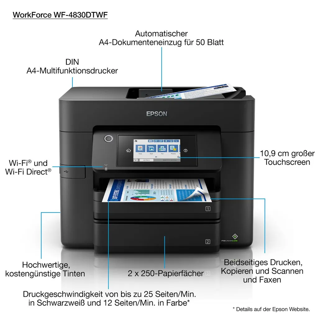 WORKFORCE PRO WF-4830DTWF - immagine 4