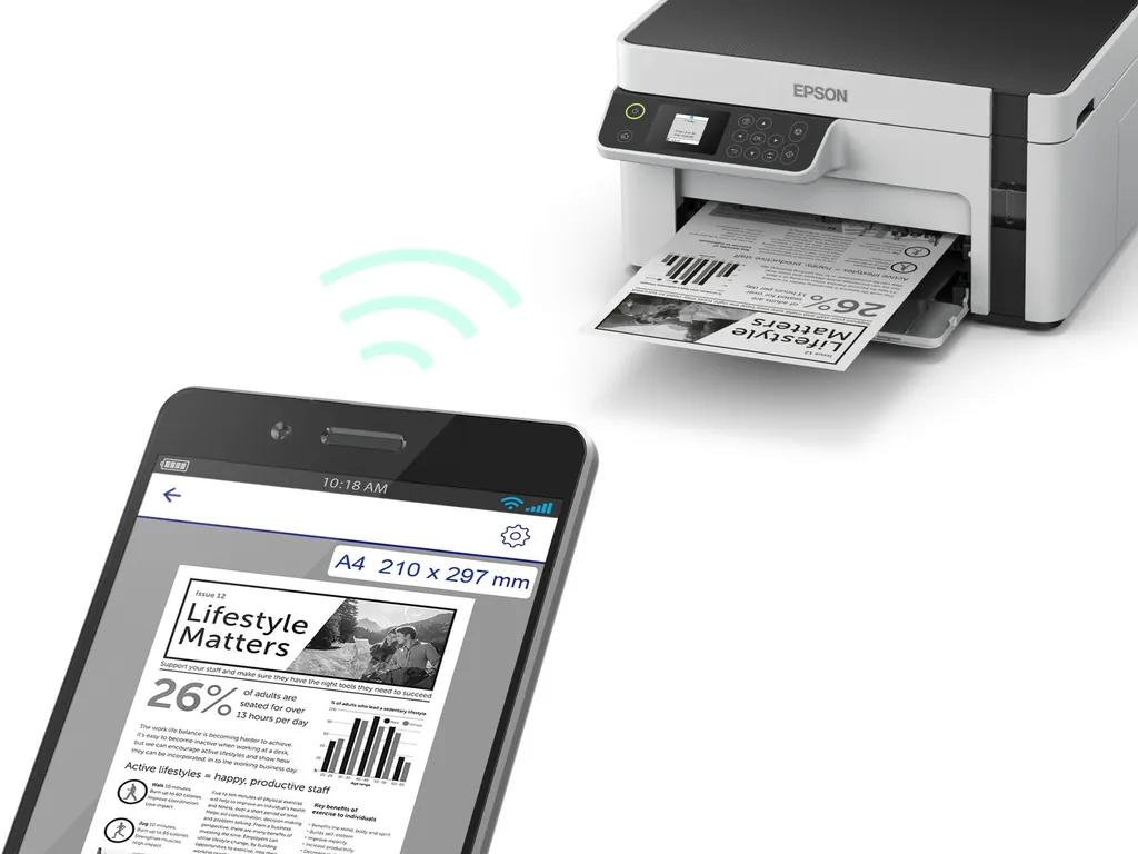 MULTIFUNZIONE INKJET - ET-M2120 A4 - B/N - immagine 18