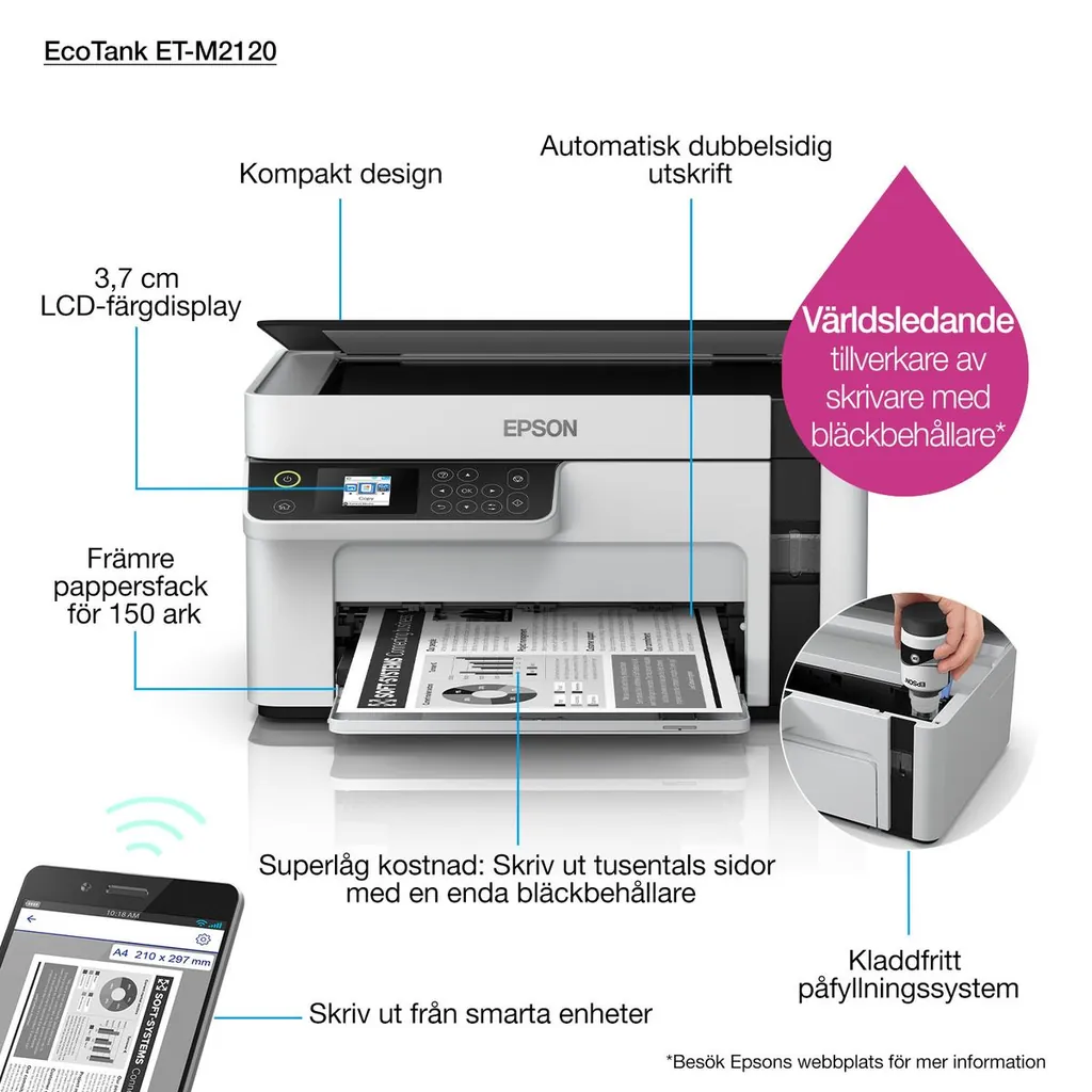 MULTIFUNZIONE INKJET - ET-M2120 A4 - B/N - immagine 53