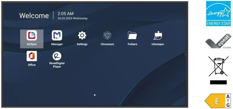 65 LED , 3840*2160, 500 NITS, ANDROID 14, 24/7 - immagine 8