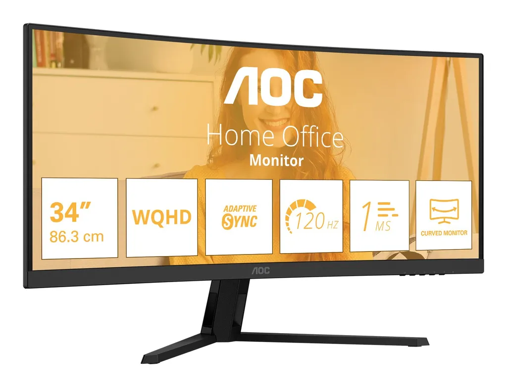 34 curvo 21:9 VA WLED 3440x1440 120Hz HDMI DP - immagine 2