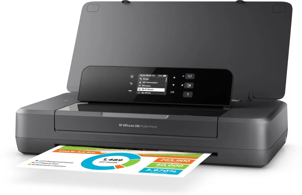 HP OJ 200 MOBILE 9/6PPM WIFI USB 1YW - immagine 10