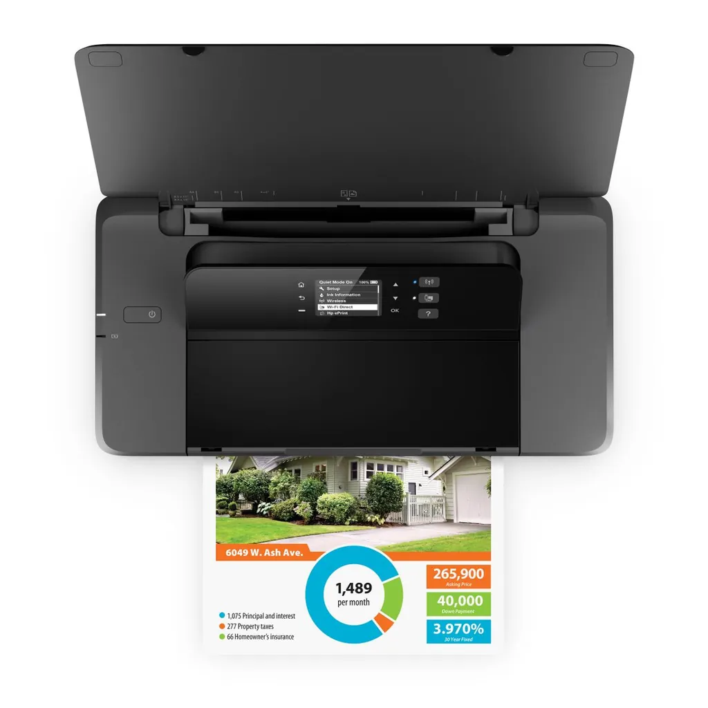 HP OJ 200 MOBILE 9/6PPM WIFI USB 1YW - immagine 23
