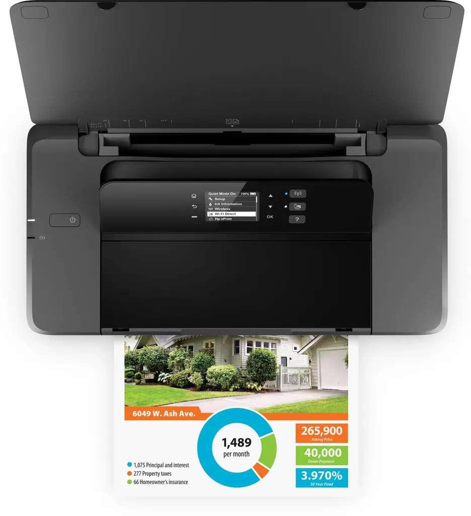 HP OJ 200 MOBILE 9/6PPM WIFI USB 1YW - immagine 24
