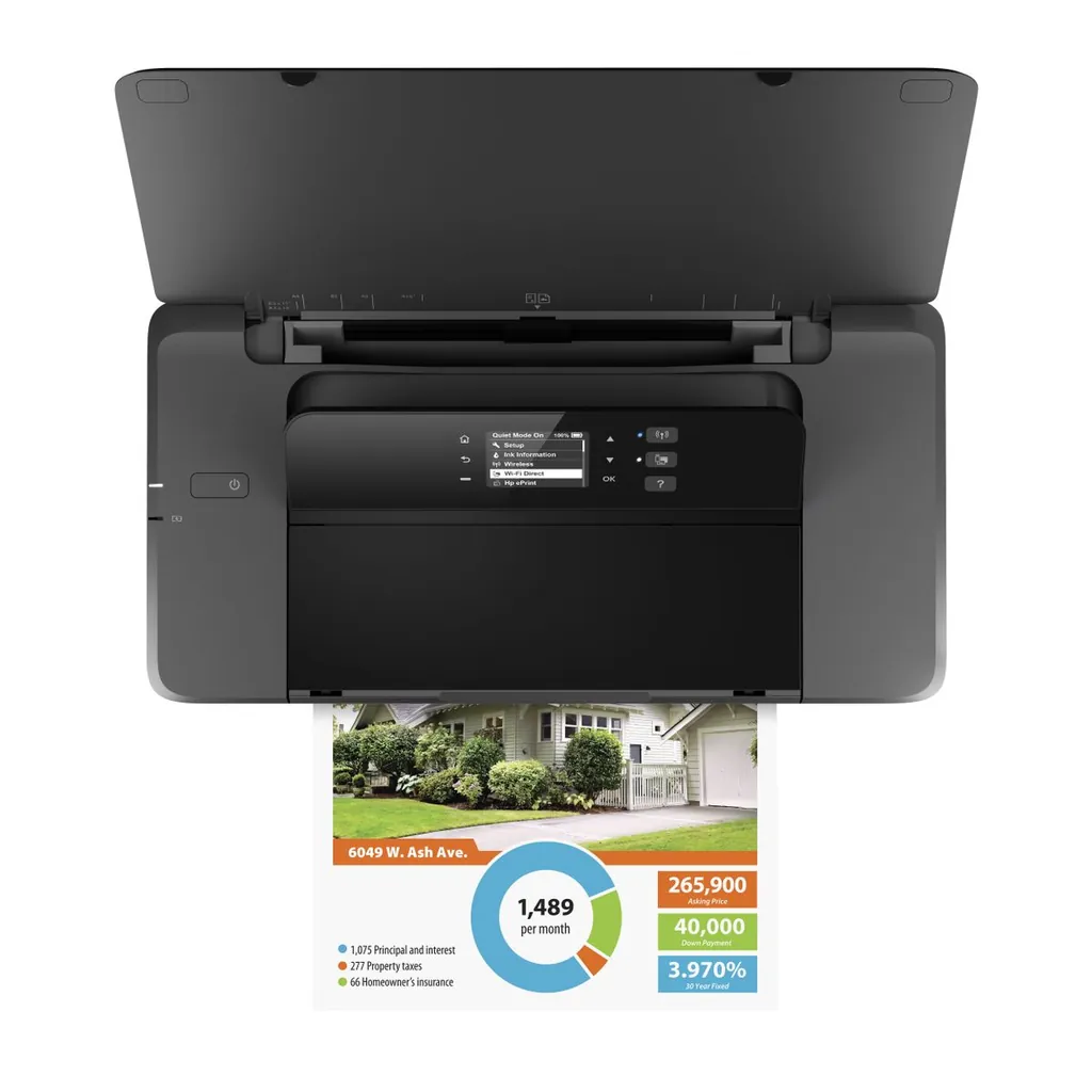 HP OJ 200 MOBILE 9/6PPM WIFI USB 1YW - immagine 26