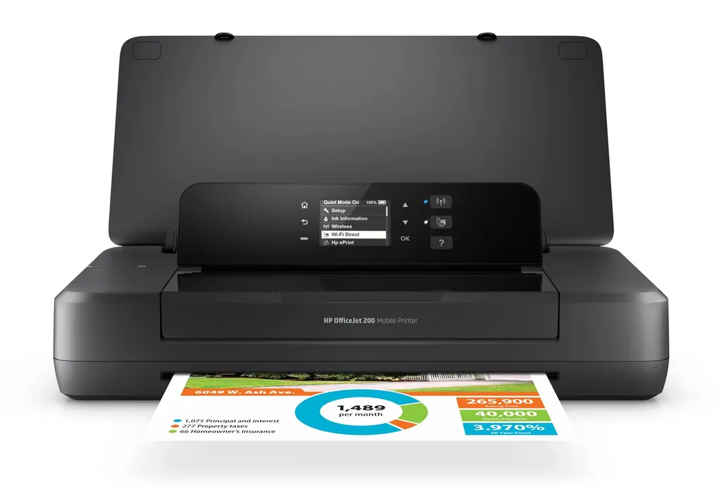HP OJ 200 MOBILE 9/6PPM WIFI USB 1YW - immagine 3
