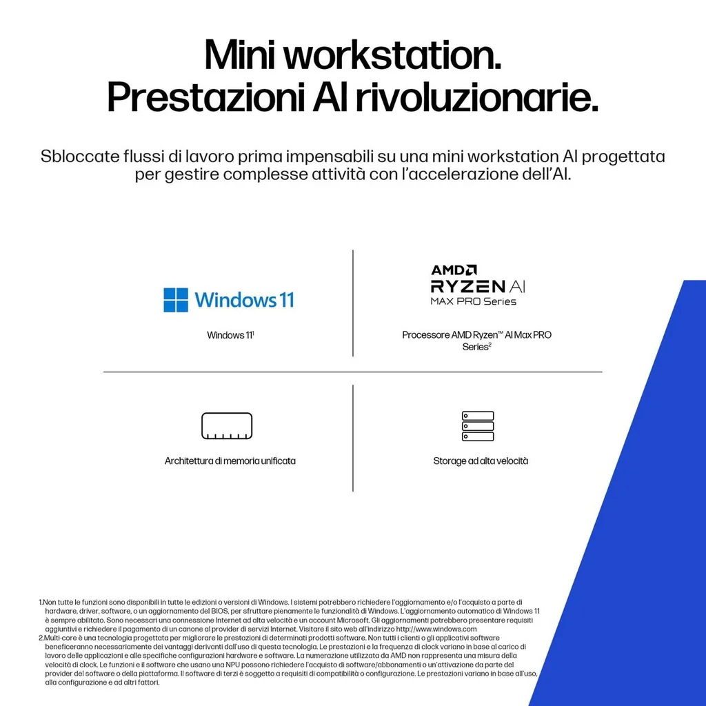 Z2 MINI G1A RYZEN AI MAX PRO 390 64/1 WIN11P 3YW - immagine 8