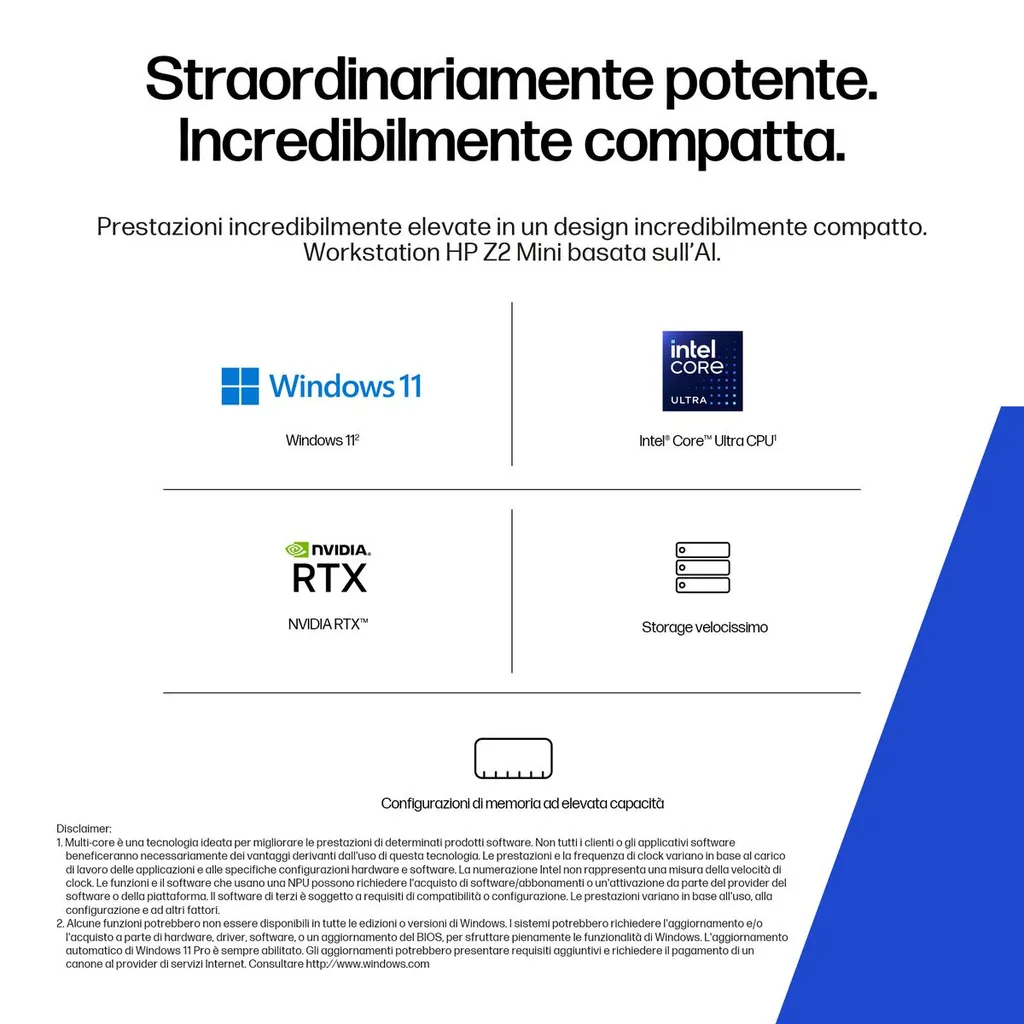 Z2 MINI G1I ULTRA 7 265 32/1 RTX A1000 WIN11P 3YW - immagine 6