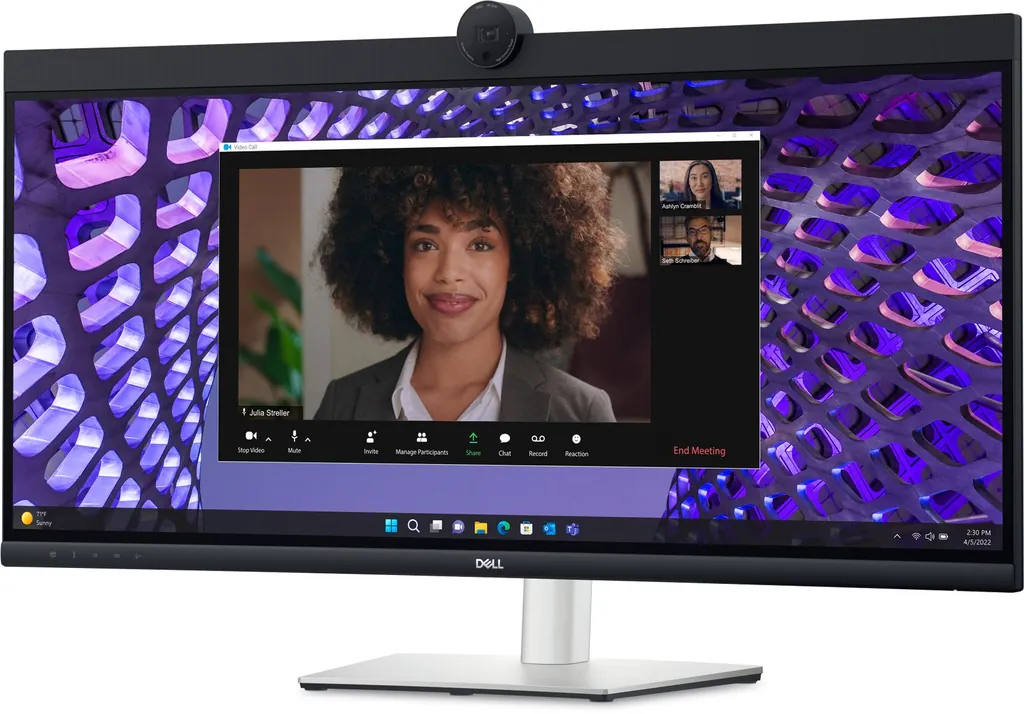 DELL 34 CURVED VIDEO CONFERENCING MONITOR P3424WEB