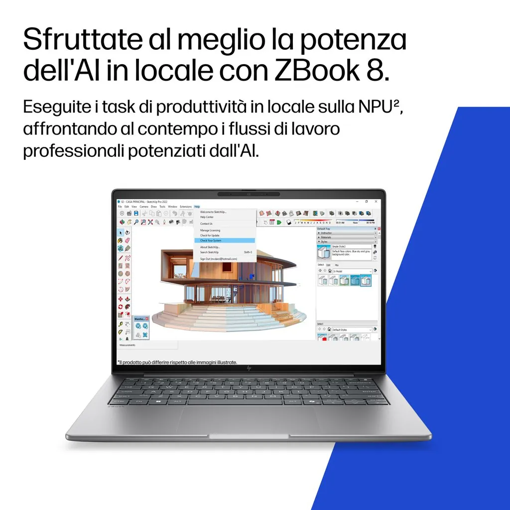 ZBOOK 8 16G2A RYZEN AI 7 PRO 450 24/1 W11P 3YOFF - immagine 10