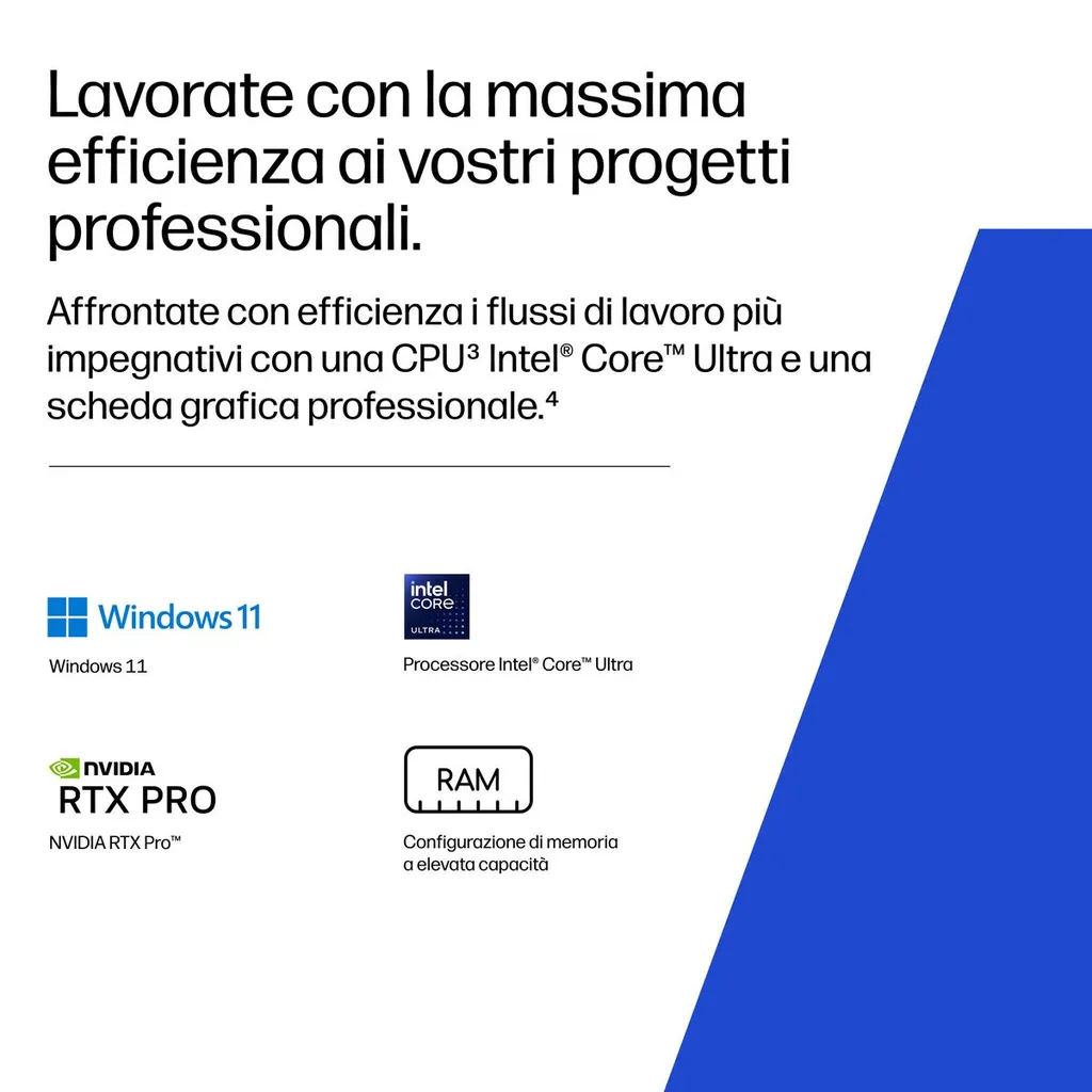 ZBOOK X16 G2I U7 356H 64/1 RTX 1000 W11P 3YWOFF - immagine 4
