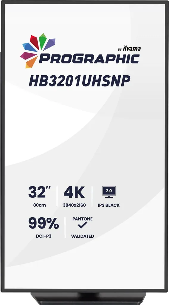 32 IPS 3840x2160 USB-C Dock HDMI DP MULTIMED - immagine 2