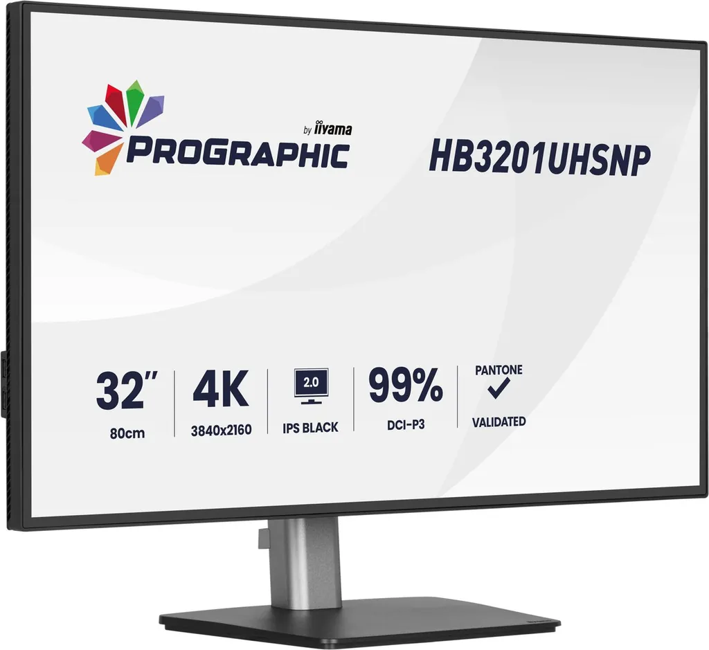 32 IPS 3840x2160 USB-C Dock HDMI DP MULTIMED - immagine 3