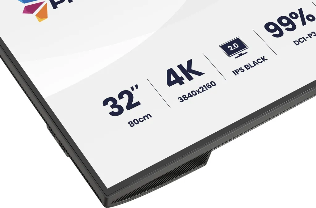 32 IPS 3840x2160 USB-C Dock HDMI DP MULTIMED - immagine 8