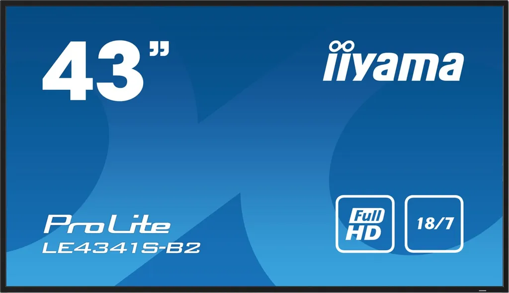 43 1920x1080, IPS panel, 1 Haze VGA, 3x HDMI