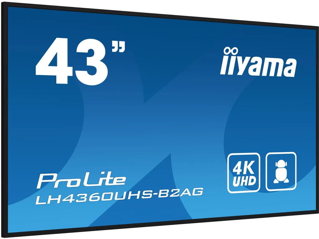 43 3840x2160 500cd/m² 3x HDMI, USB 2x 10W wifi - immagine 3