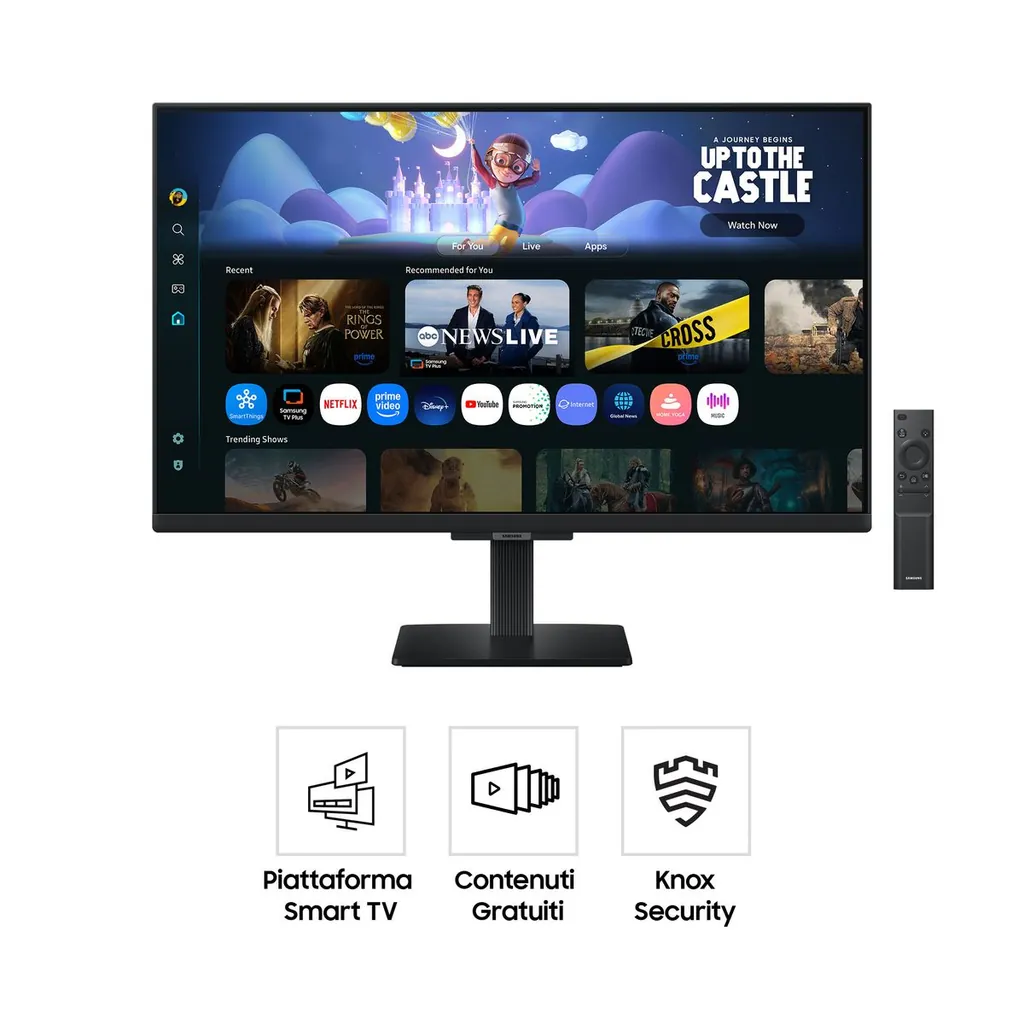 S27FM500|Smart Monitor,FHD con Speaker e Telecoman - immagine 4