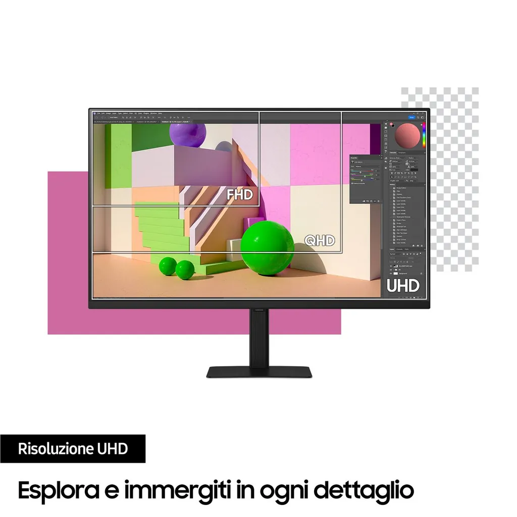 S32D700 | Monitor HRM, UHD, Flat - immagine 2