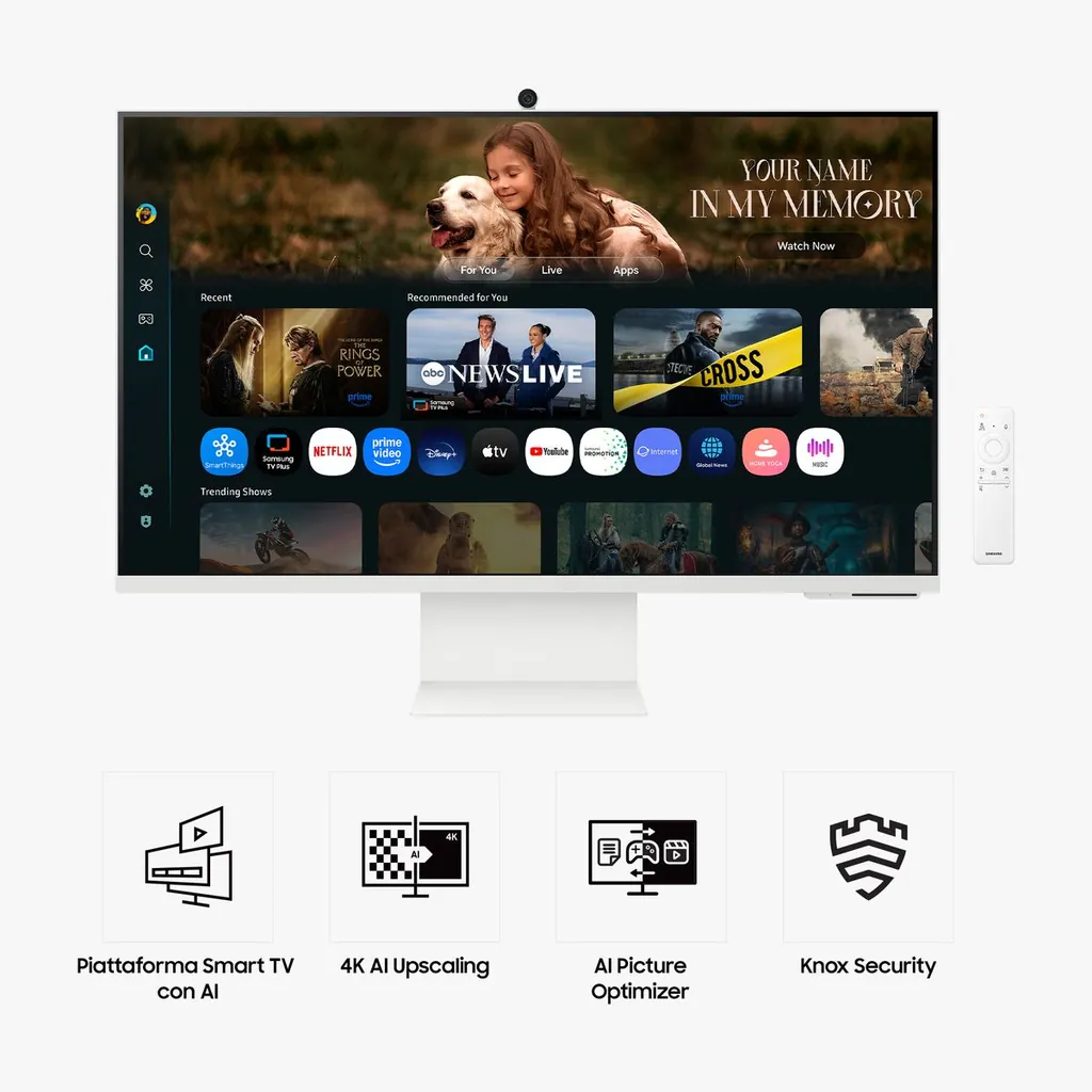 S32FM801 | Smart Monitor, UHD con USB-C - immagine 4