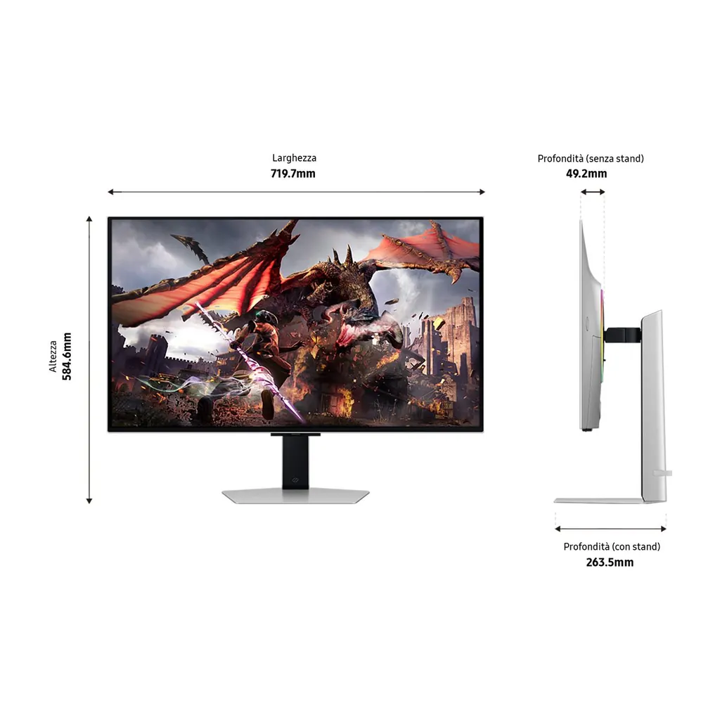 S32DG80S | Monitor Gaming, UHD, OLED, 240Hz - immagine 2