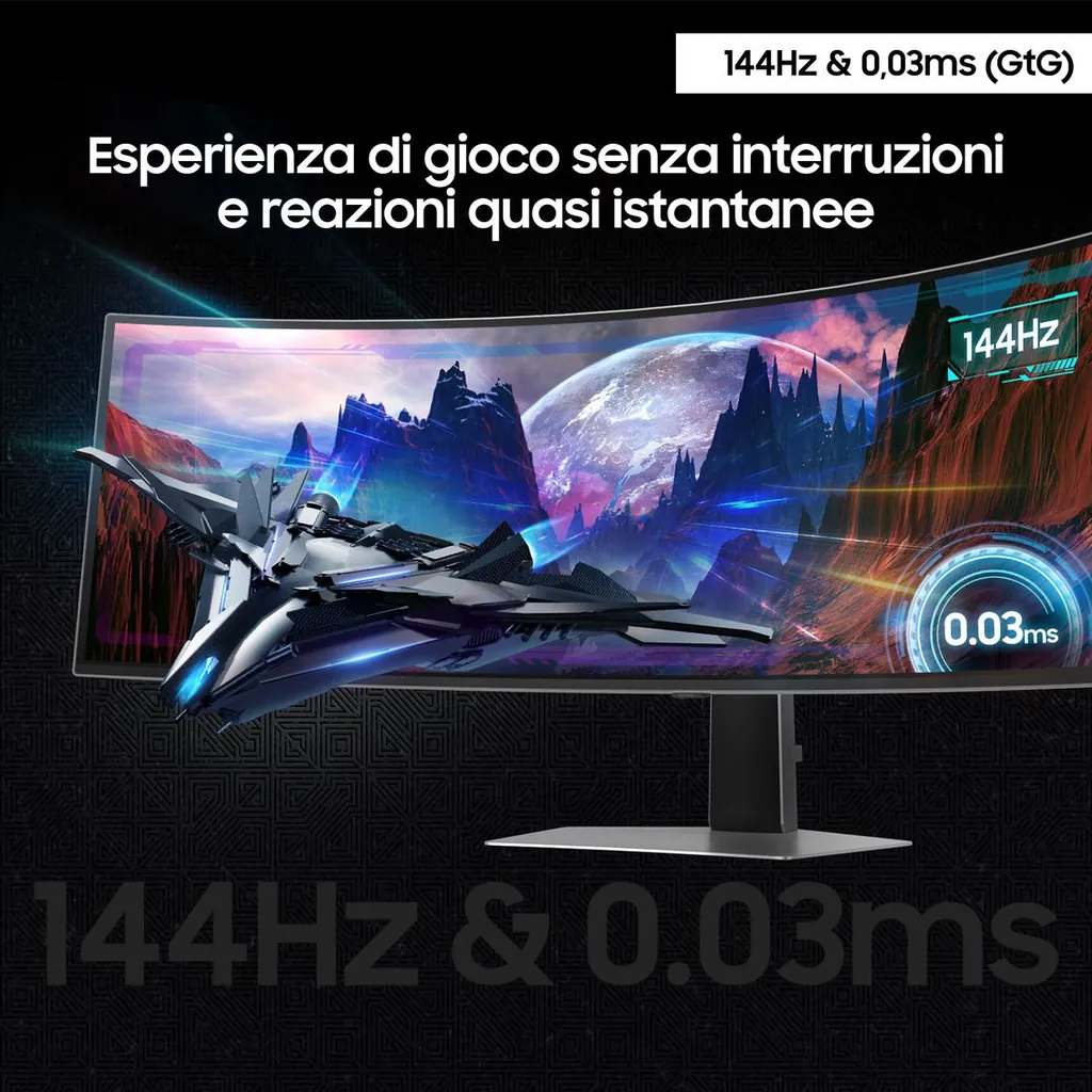 S49DG910 MONITOR GAMING, DQHD, OLED, 144 HZ - immagine 4