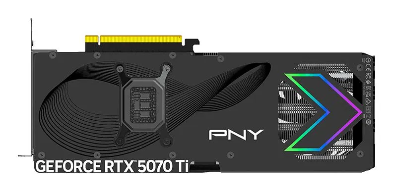 PNY GEFORCE RTX 5070TI 16GB ARGB OC TRIPLE FAN - immagine 8