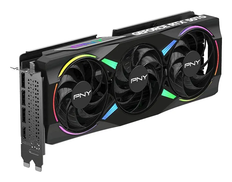 PNY GEFORCE RTX 5070 12GB ARGB OC TRIPLE FAN - immagine 3