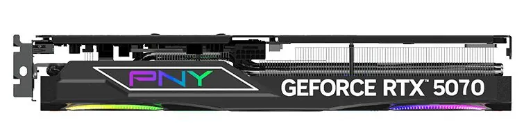 PNY GEFORCE RTX 5070 12GB ARGB OC TRIPLE FAN - immagine 6