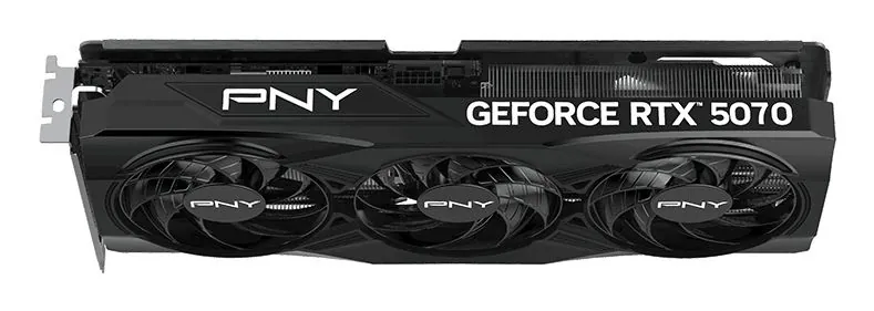 PNY GEFORCE RTX 5070 12GB OVERCLOCKED TRIPLE FAN - immagine 5