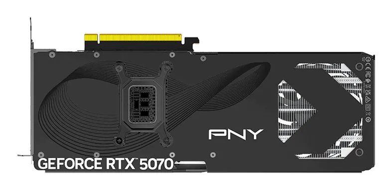 PNY GEFORCE RTX 5070 12GB OVERCLOCKED TRIPLE FAN - immagine 7