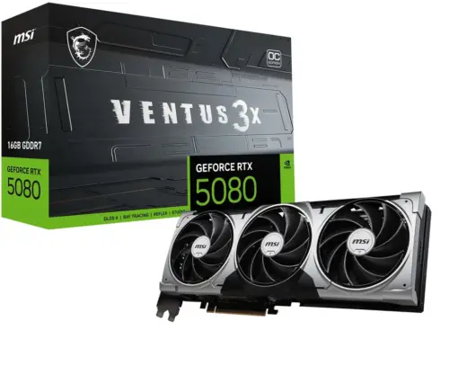 MSI VGA GEFORCE RTX 5080 16G VENTUS 3X OC