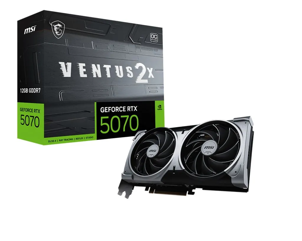 MSI VGA GEFORCE RTX 5070 12G VENTUS 2X OC