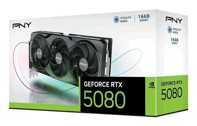 PNY GEFORCE RTX 5080 16GB Triple Fan DLSS 4 - immagine 10